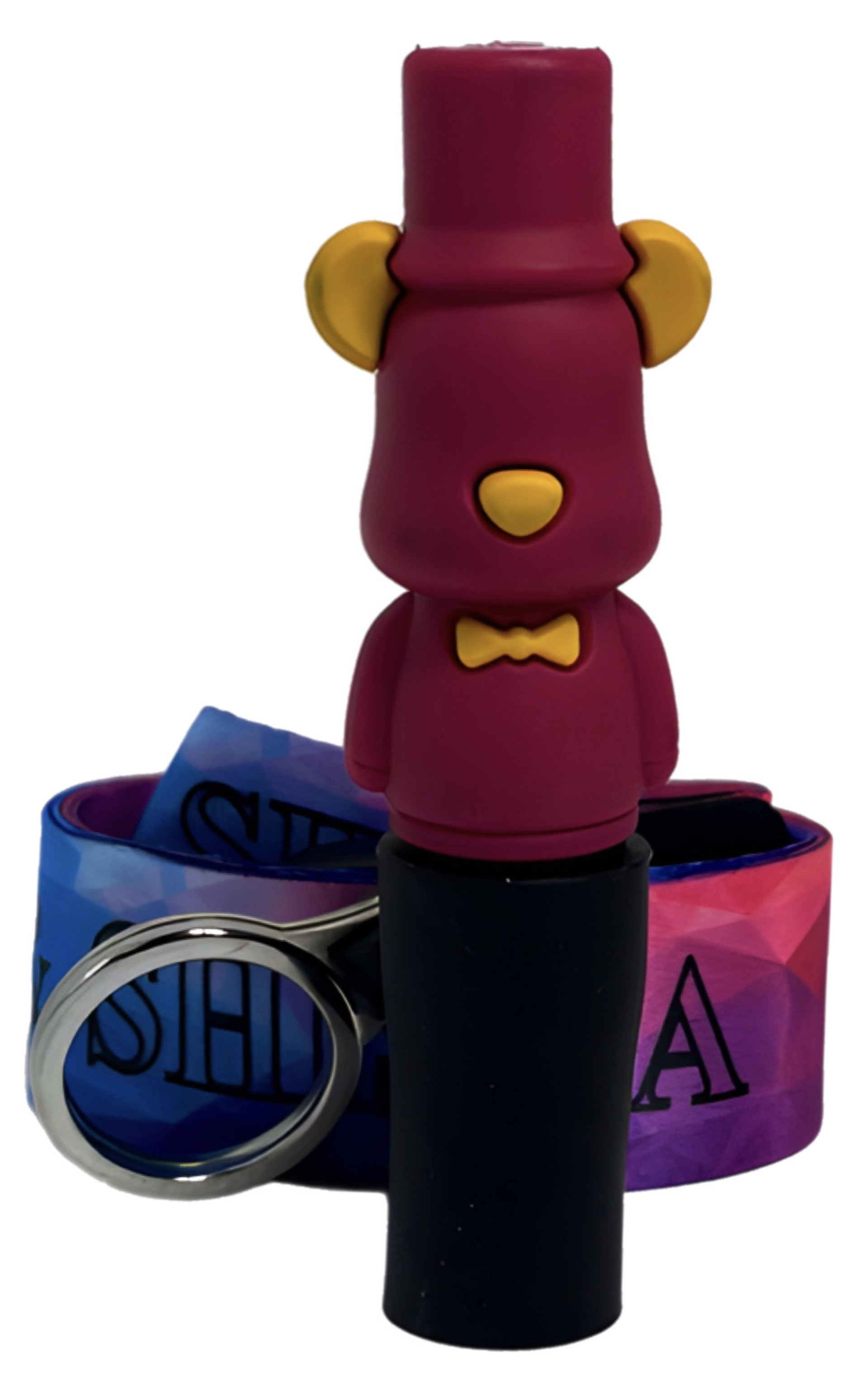 Персональний Мундштук для Кальяну Mistify Comics Bear Bordo